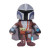 Bark The Mandalorian Bounty Fetcher Plush Tug + Multi-Part Dog Toy 14 in