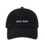 Hatphile Embroidered Cat Dad  Black and Rainbow Hat 