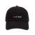 Hatphile Embroidered Cat Dad  Black and Rainbow Hat 