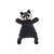 Hugglehounds Reggie Raccoon HuggleFlatties Tough Plush Dog Toy 