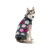 Petrageous Flower Dog Sweater, Grey