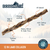 Dogginstix Braided Lamb Collagen Dog Chew 12 in