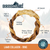 Dogginstix Braided Lamb Collagen Ring Dog Chew 6 in