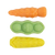 Outward Hound Durable Flex-Force Veggie Chew Dog Toy 3 pk