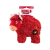 Kong Toughz Durable Highland Cow Plush Dog Toy Medium Dog