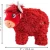 Kong Toughz Durable Highland Cow Plush Dog Toy Medium Dog