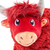 Kong Toughz Durable Highland Cow Plush Dog Toy Medium Dog