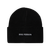 Hatphile Dog Person Black Knit Beanie 