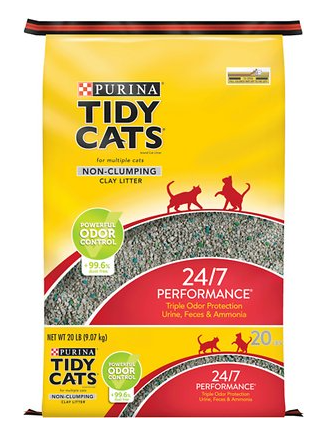 Tidy Cats NonClumping 24/7 Performance Multiple Cats Litter Feeders