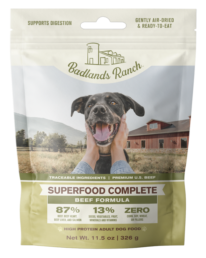 Badlands Ranch Superfood Complete Beef Formula Adult Air-Dried Dog