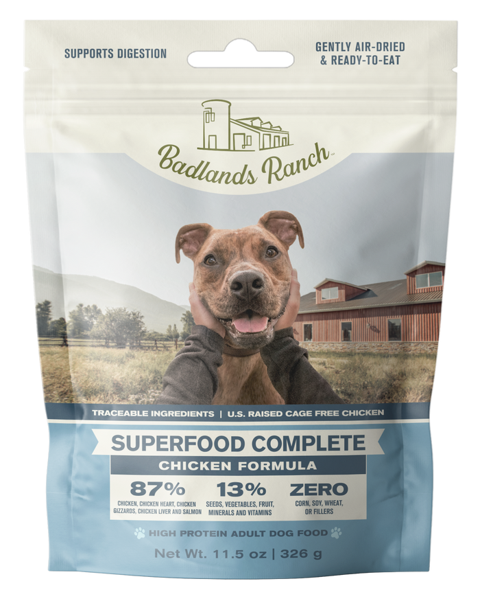ドッグフード #17 Badlands Ranch Superfood Complete Chicken Formula Adult Air-Dried