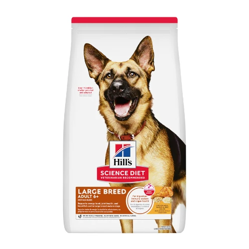 Hill's Science Diet Senior 6+ Large Breed Chicken Meal, Barley, & Rice Dry Dog  Food 33 lb - Feeders Pet Supply