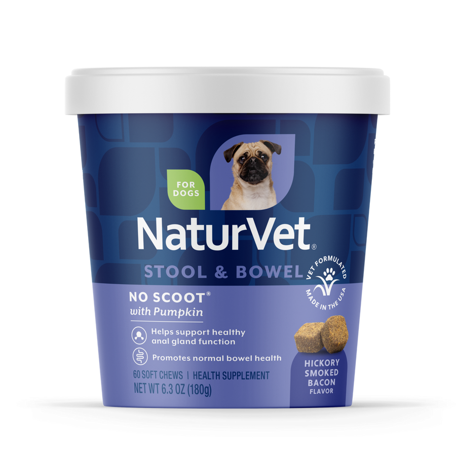 Glandex Dog Anal Gland Support Soft Chews with Pumpkin, Digestive