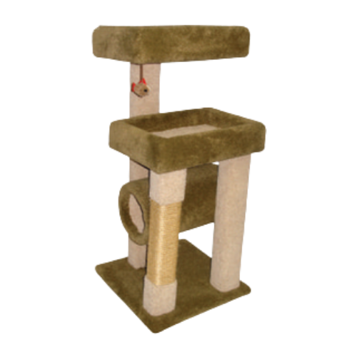 Beatrise Deluxe Kitty Suite Cat Furniture 4 ft - Feeders Pet Supply