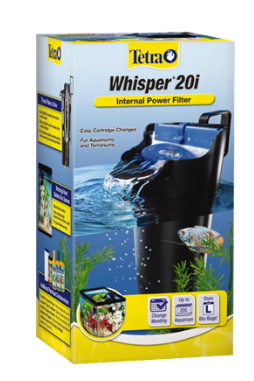 Tetra Whisper 10i Internal Aquarium Power Filter 10 gal - Feeders