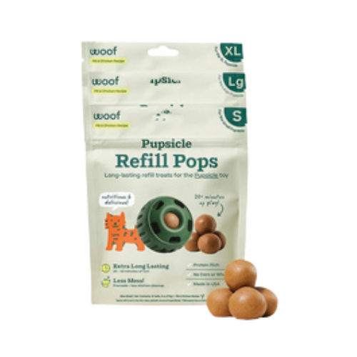 Woof Pupsicle Pops Refills for Calming Lickable Dog Treats