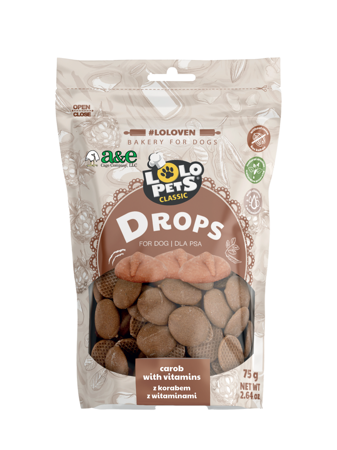 A&E Lolo Pets Classic Vanilla Flavored Yogurt Drops Dog Treats