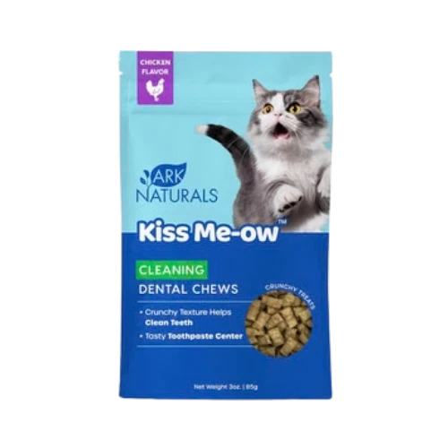 Ark Naturals Kiss Me-ow Cleaning Chicken Flavor Dental Chews for