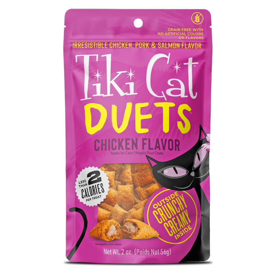 Tiki Cat Soft & Chewy Chicken Cat Treats, 2-oz