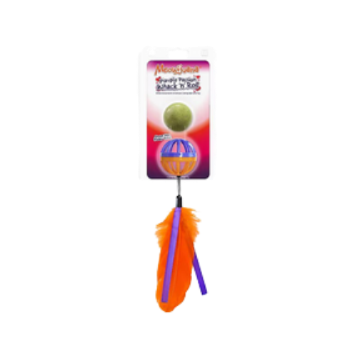 Meowijuana Purple Passion Whack 'n' Roll Compressed Catnip Ball