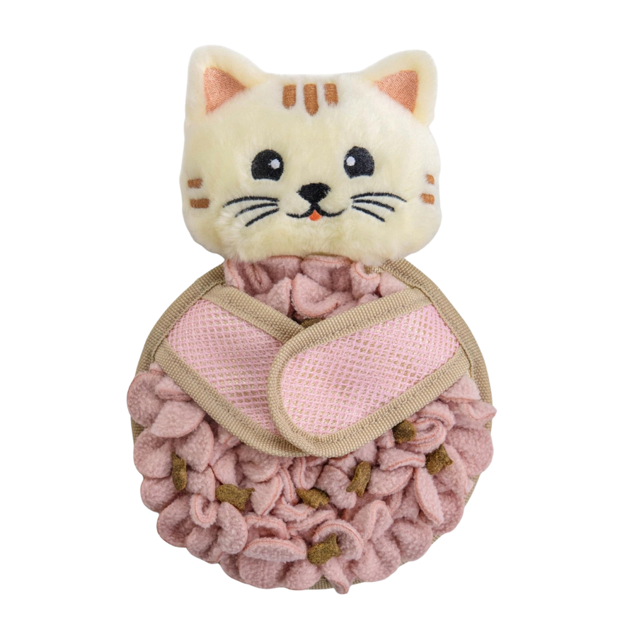 Catstages Pink Kitty Snuffle Mat Cat Toy - Feeders Pet Supply