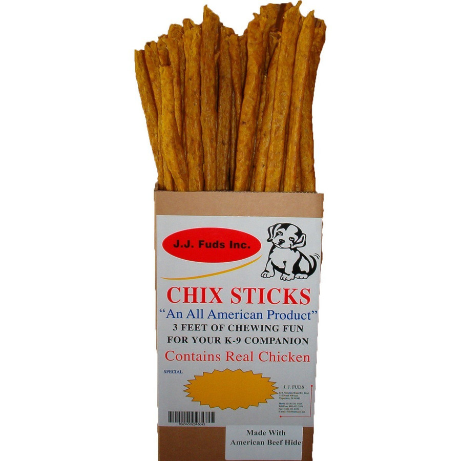 Jj Fud Chix Chicken Flavor Dog Chew Stick 36 in - Feeders Pet Supply
