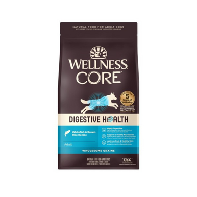 Wellness Core Digestive Health Whitefish Brown Rice Recipe Dry