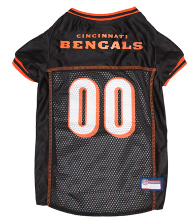 Pets First Nfl Cincinnati Bengals Dog Jersey, Large For Dogs