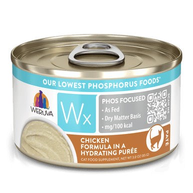Weruva Wx Low Phosphorus Chicken Formula in a Hydrating Puree Wet Cat Food