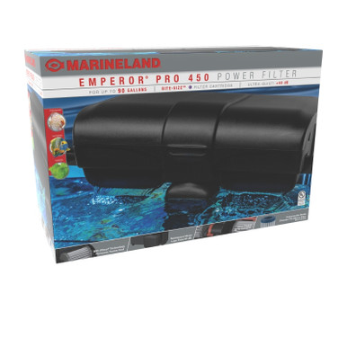 Marineland Emperor PRO 450 Filter For Up To 90 Gallons - Feeders
