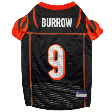 Pets First Joe Burrow Cincinnati Bengals Pet Jersey - Feeders Pet Supply