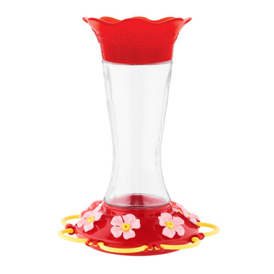 North States Nature's Yard Wildflower Glass Hummingbird Feeder 20 oz image