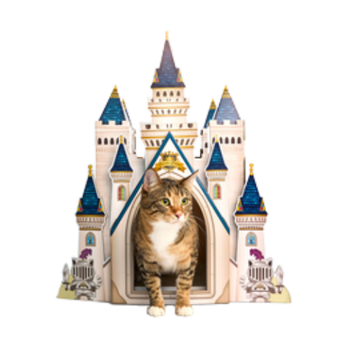 Royal Pet HAPPYCAT Castle Cat Scratcher - Feeders Pet Supply
