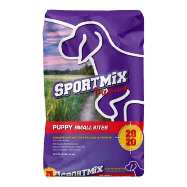 Sportmix Premium Puppy Small Bites Dry Dog Food 33 lb - Feeders