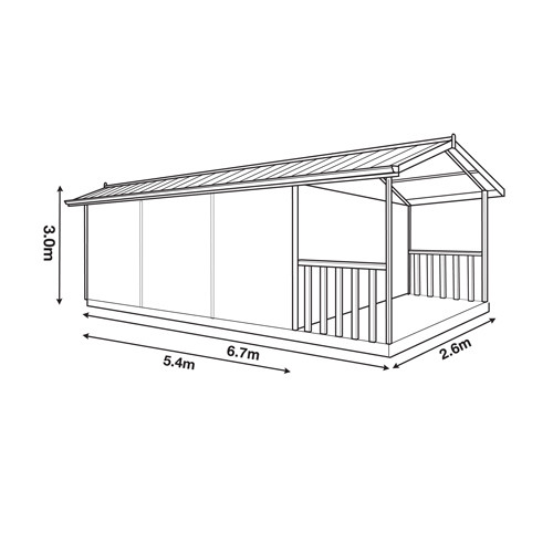Customise by adding doors & windows to any side