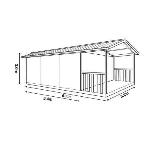 Customise by adding doors & windows to any side