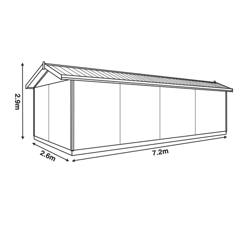 Customise by adding doors & windows to any side.