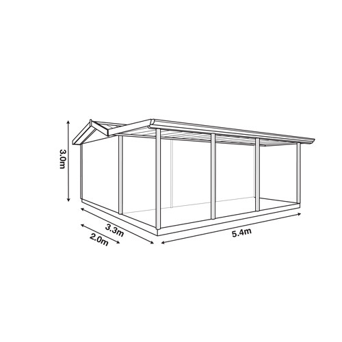 Customise by adding doors & windows to any side.