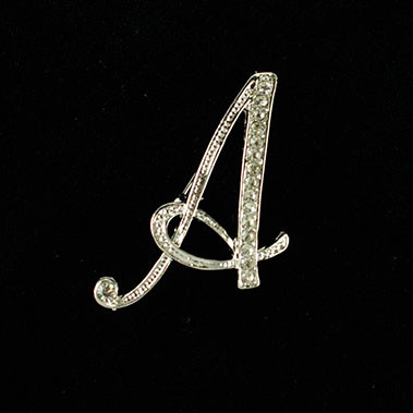 Initial Brooch