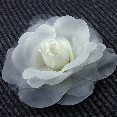 Fabric Flower Pin