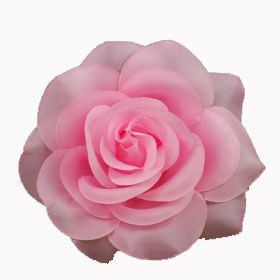 3-1/4" Handmade Rose Flower Pin Brooch