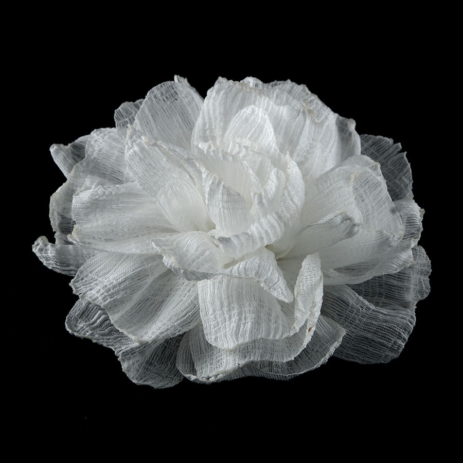 Wrinkle Flower Pin