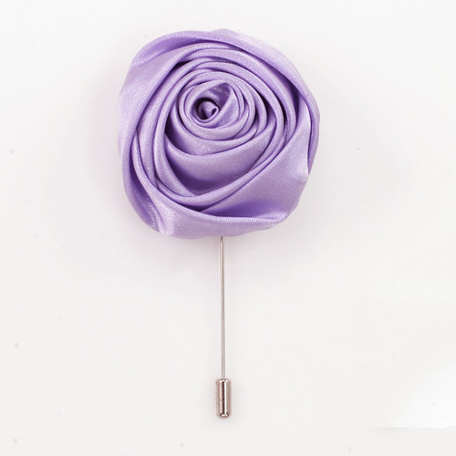 MP4015-Lavender Rosette Lapel Pin
