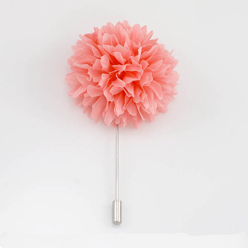 MP-1019 Stylish Lapel Pin in Coral Color