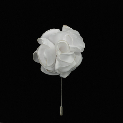 MP2105-White Mens Lapel Pin