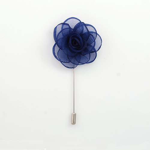 MP2122-Navy Blue Nylon Lapel Pin