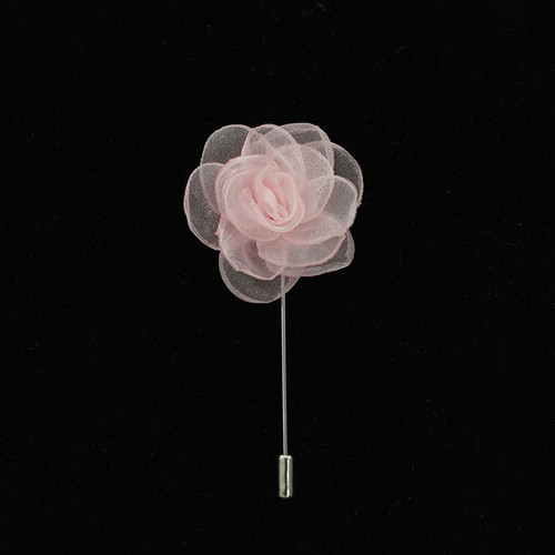 MP2123-Lt Pink Nylon Lapel Pin