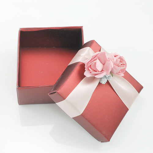 Decorative Gift Box - Burgundy Color
