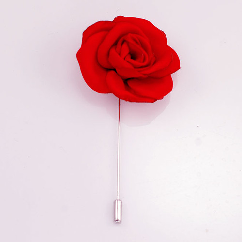 MP2138- Red Fabric  Lapel Pin