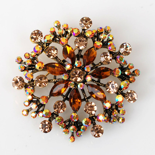 Antique Brooches-BH9355-Topaz